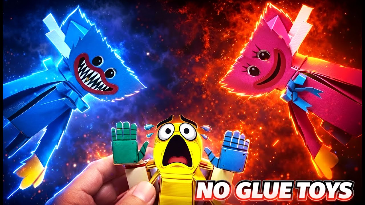 How to make an AMAZING paper toys poppy play time characters