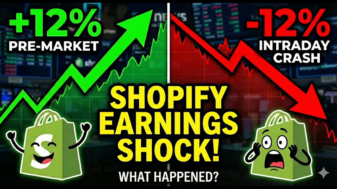 Что случилось с акциями Shopify? Рост на 12% и падение на 12%: SHOP