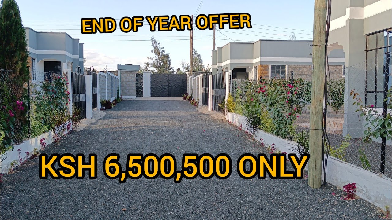 END OF YEAR OFFER!! INSIDE KSH 6,500,000 THREE BEDROOM BUNGALOW FOR SALE IN KITENGELA