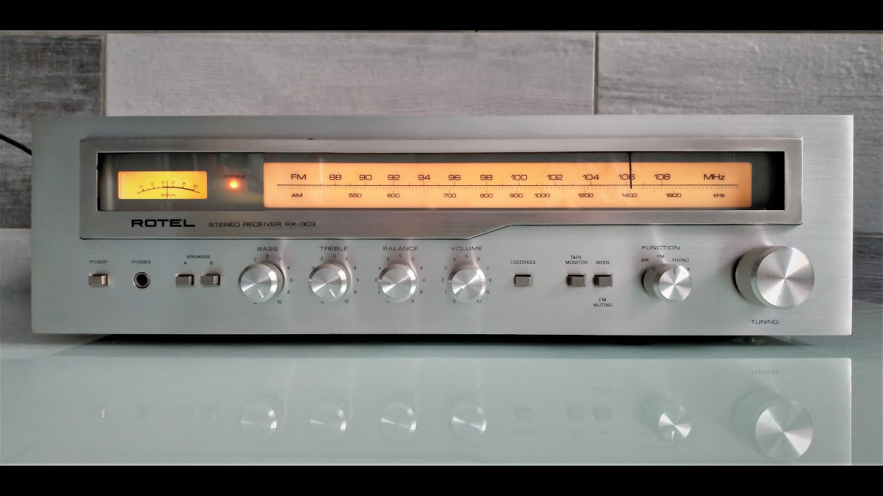 ROTEL RX-303 Receiver (made in Taiwan, 1978)