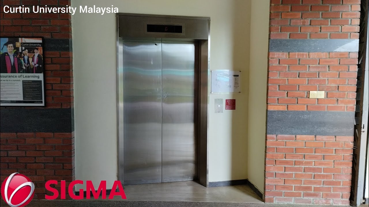 LG, Sigma and Schindler Elevator at Curtin University Malaysia in Miri, Sarawak, Malaysia.