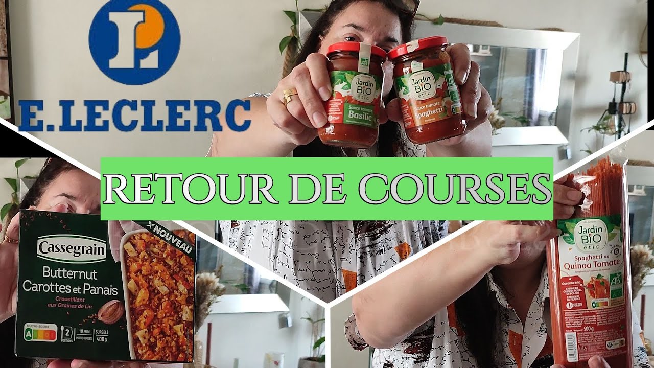 LECLERC🛒 Retour de Courses 😊AVEC LES PRIX❗❗