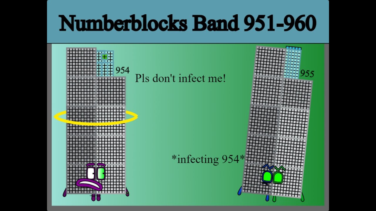 Numberblocks Band 951-960 (Each Sounds)