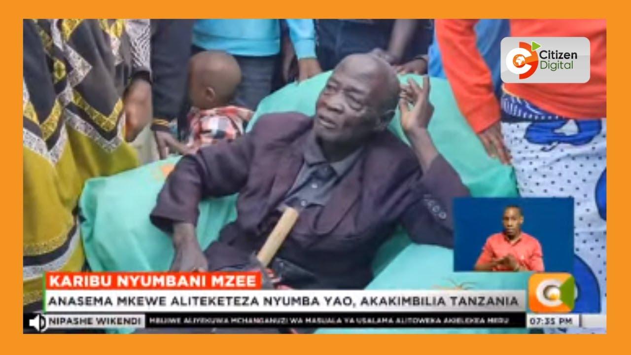 Karibu nyumbani mzee | Mzee wa miaka 80 arejea nyumbani baada ya miaka 55