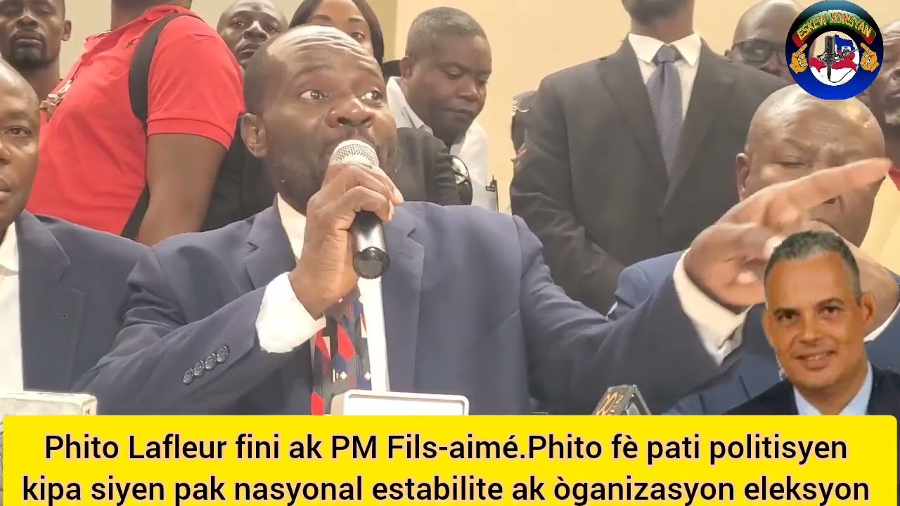 Phito Lafleur etone tout moun,PM FILS-AIMÉ son izipatè,men sak rezève pouli.