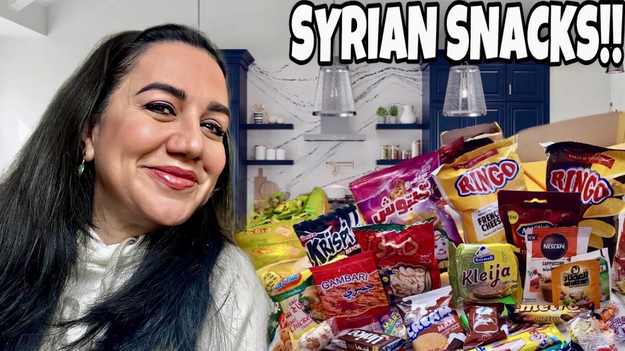 MY MIDDLE EASTERN MOM TRIES HER FAVORITE CHILDHOOD SNACKS!!