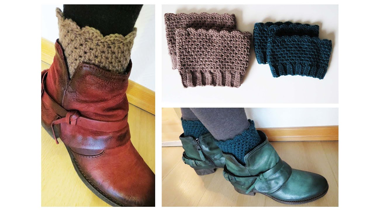 Boot Cuffs * Beinstulpen häkeln * Anleitung [eng sub]