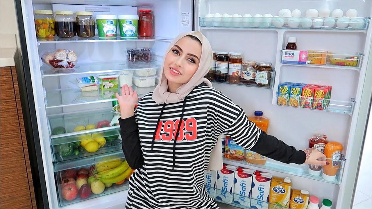 مشترياتي من السوبرماركت + تنضيف الثلاجة (النتيجة😍)