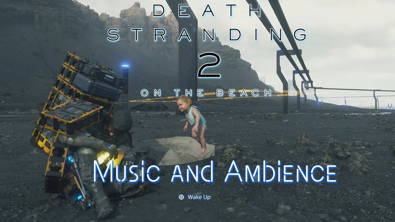 Drift off to relaxing Music and white noise from Death Stranding 2 for DEEP Sleep