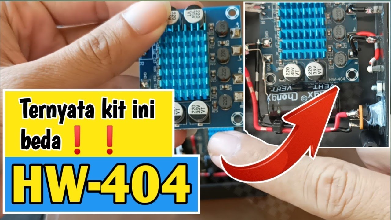 TPA3110 logo HW-404  dengan tanpa logo ternyata beda ❗❗