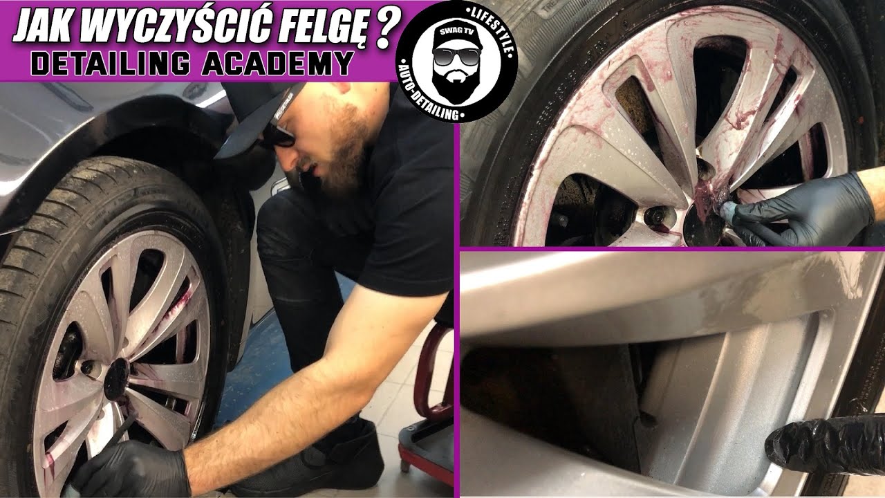 JAK WYCZYŚCIĆ FELGĘ - neutral - zasada - kwas - // DETAILING ACADEMY