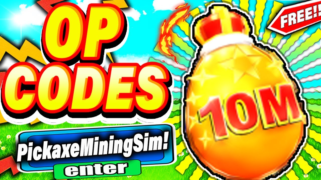 ALL NEW *SECRET CODES* IN ROBLOX PICKAXE MINING SIMULATOR(codes in roblox Pickaxe Mining Simulator)