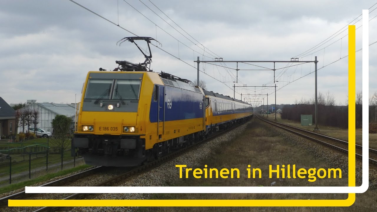Treinen op station Hillegom // 4 maart 2017