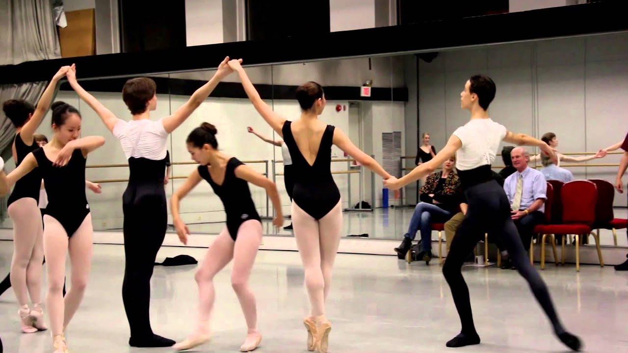 John Clifford staging Balanchine's Allegro Brillante at KAB
