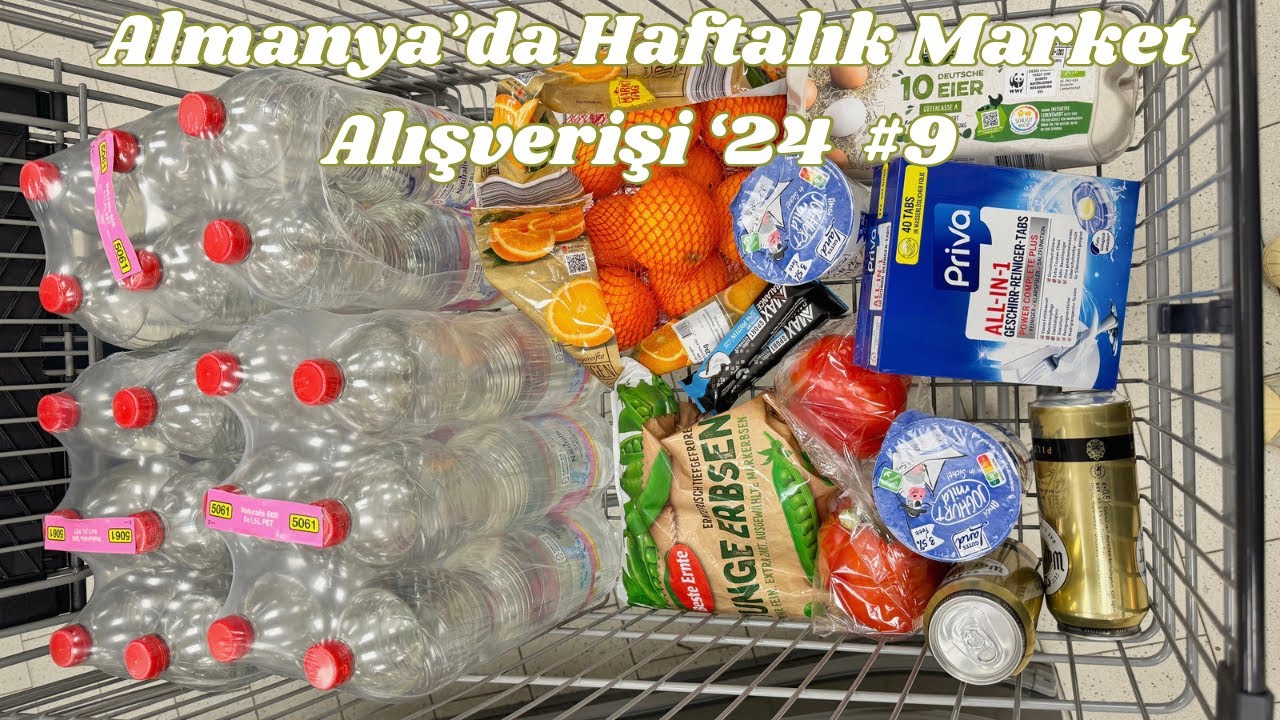 Almanya'da haftalık market alışverişi '24 #9 | Kaufland, Netto