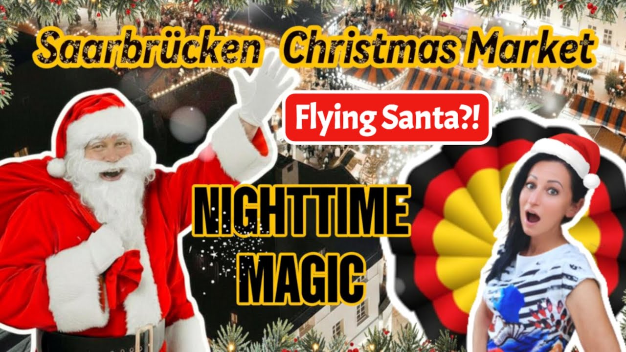 HIDDEN GEM in Germany ‼️ Saarbr&uuml;cken Christmas Market NIGHTTIME WALK🎄 No Filters, Just Magic #asmr