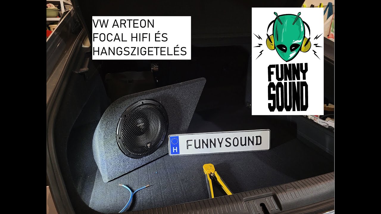 Funnysound - VW Arteon Hangszigetelés és Focal hifi upgrade