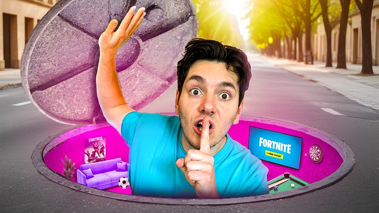 ZBUDOWALISMY 3 SEKRETNE BAZY GAMINGOWE NA DWORZE!