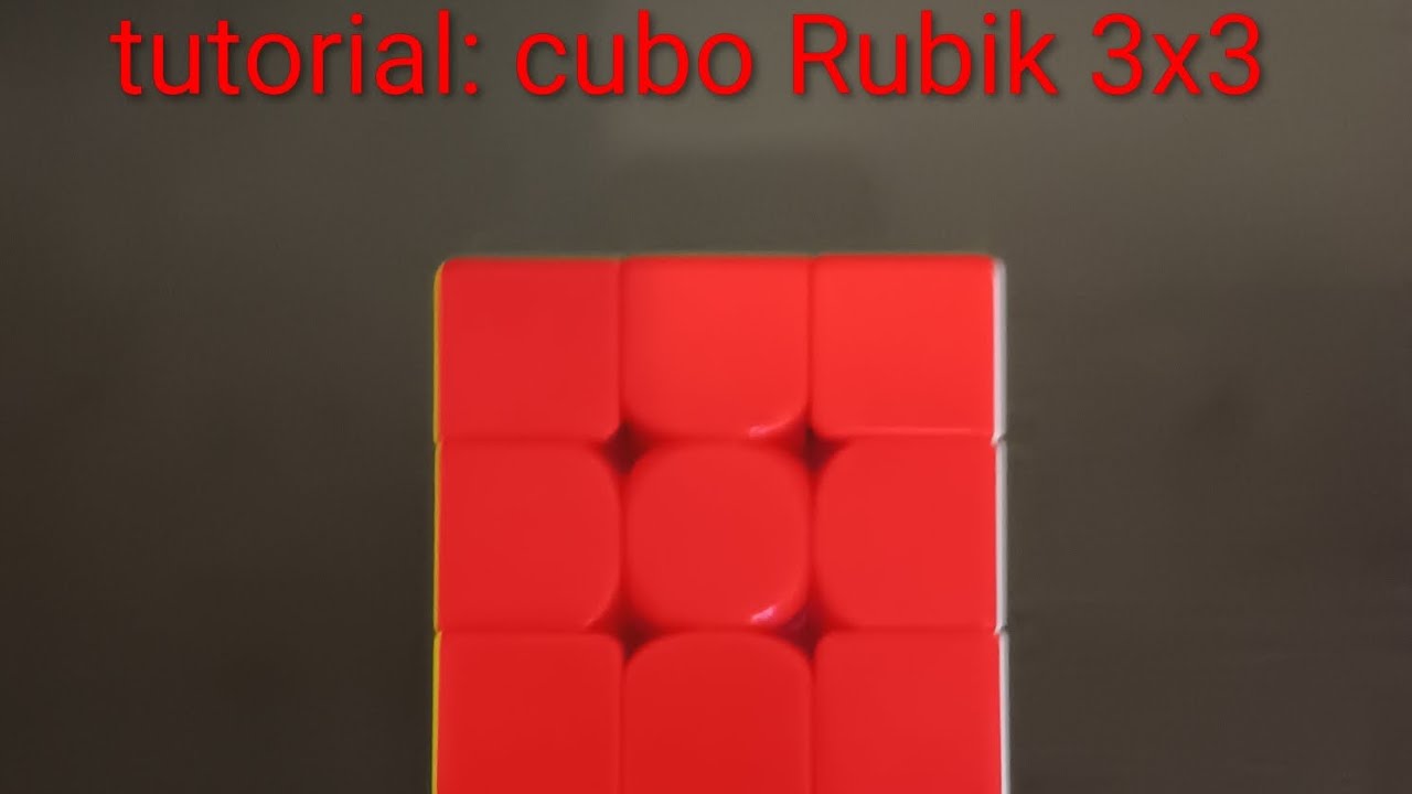 Tutorial de cubo Rubik 3x3| Rubik Monsalve 🎄😍