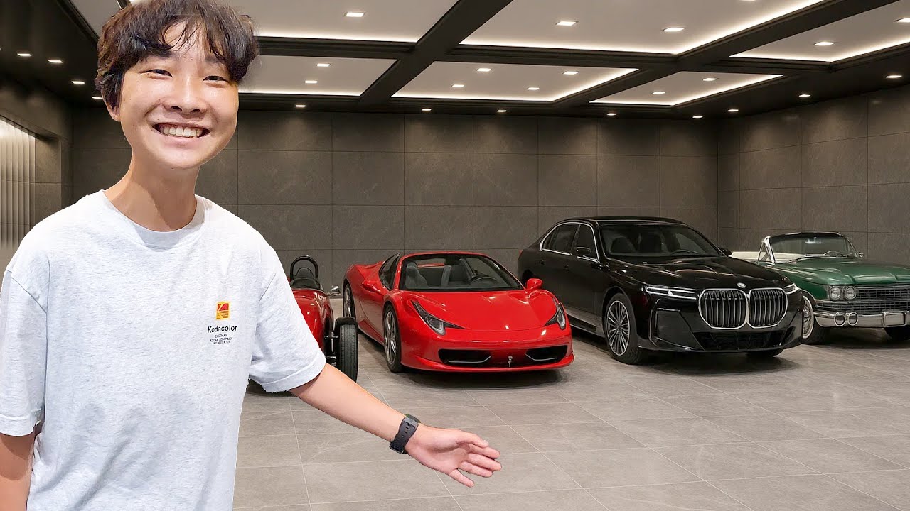 посещение автомобильного музея для детей образовательное видео Yejun Visit Car Museum