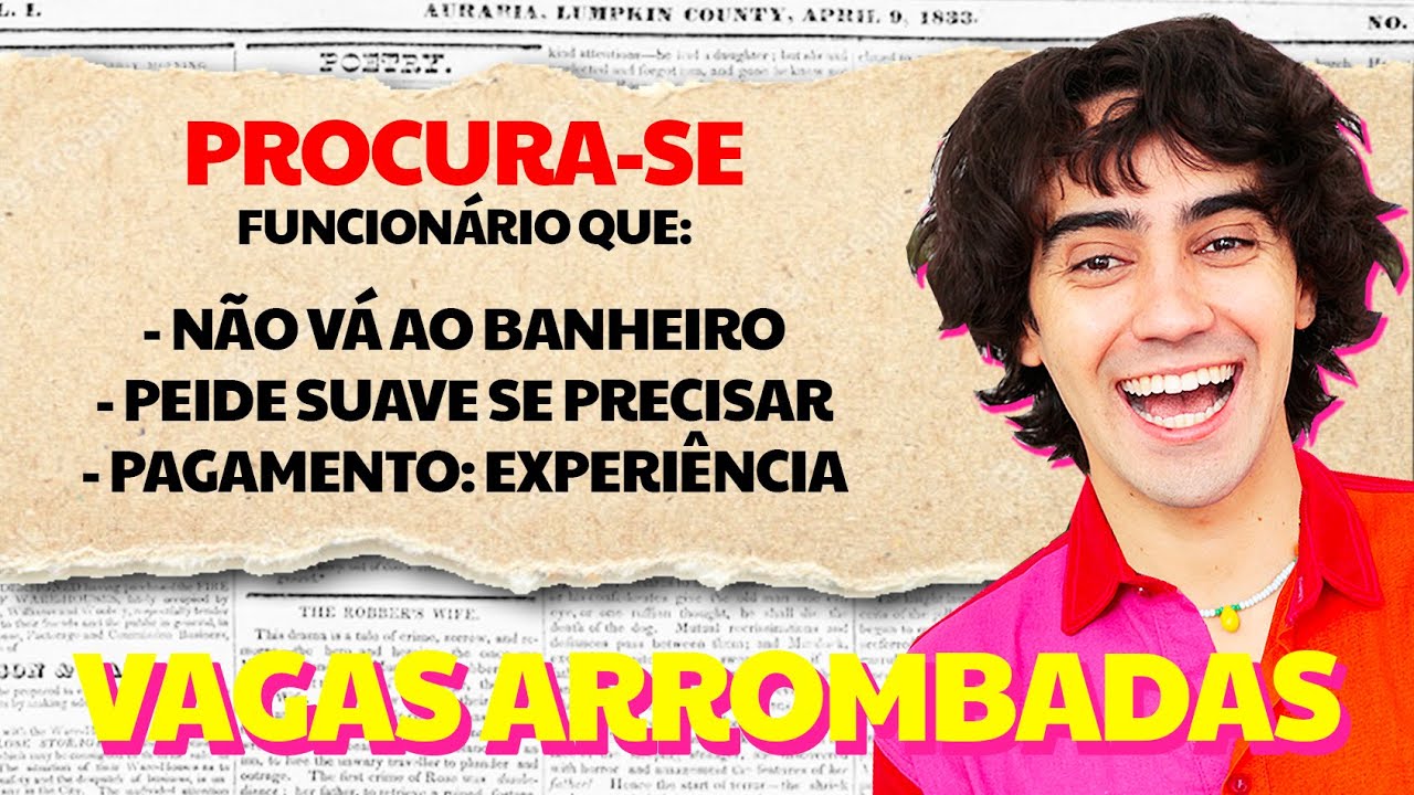 MELHOR SER DESEMPREGADO DO QUE TRABALHAR AQUI! vagas de trabalho arrombadas!