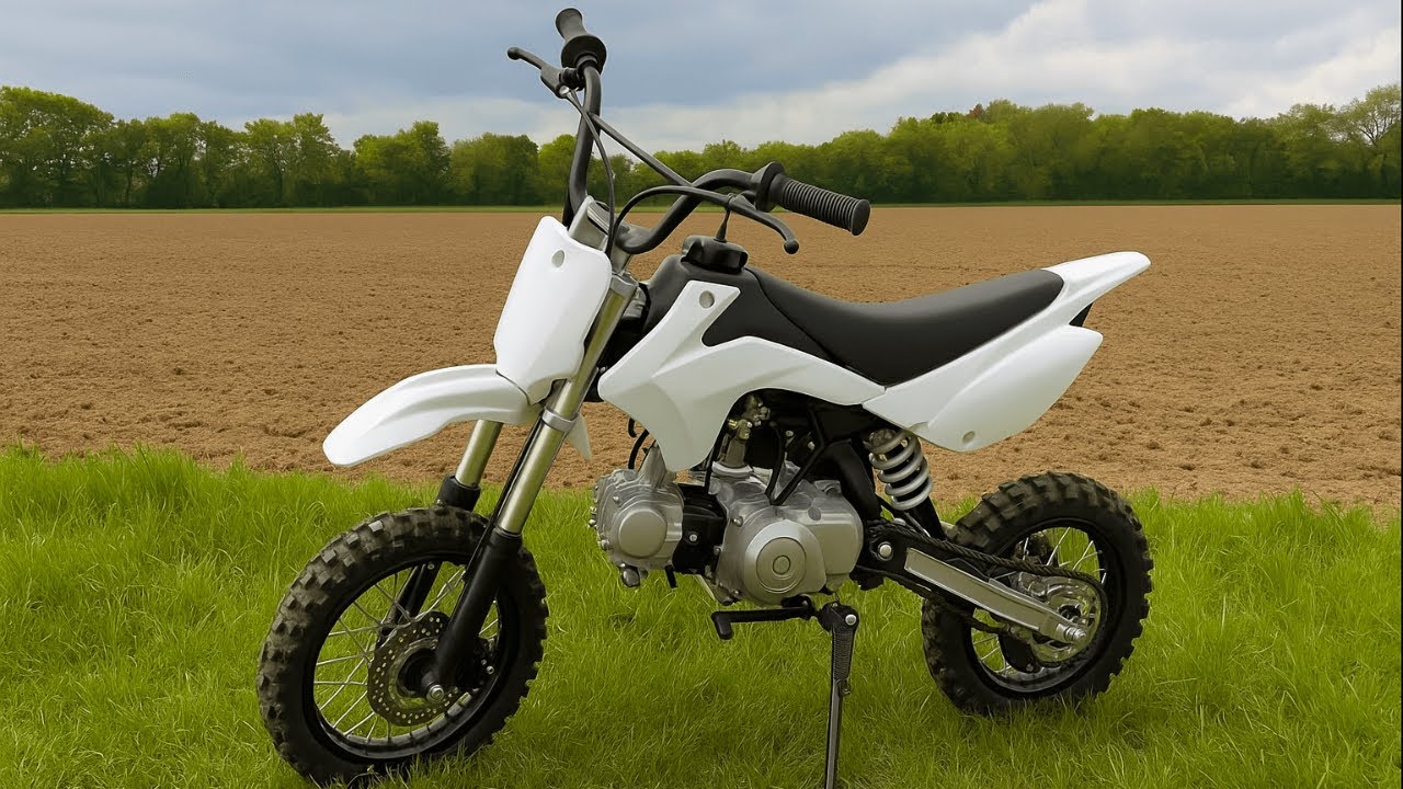 [125 ccm] Pit Bike Test Ride + Top Speed