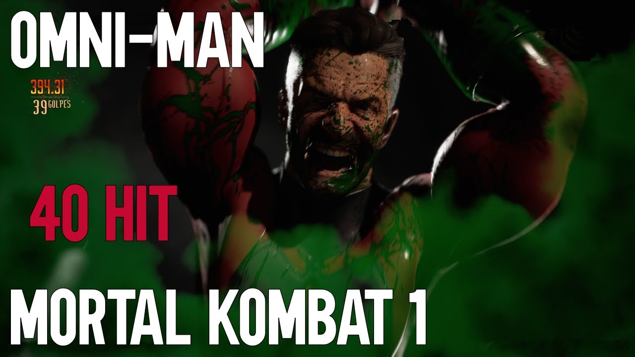 MORTAL KOMBAT 1 | OmniMan Kombo de 40 hit 45% da&ntilde;o | Espa&ntilde;ol Latino