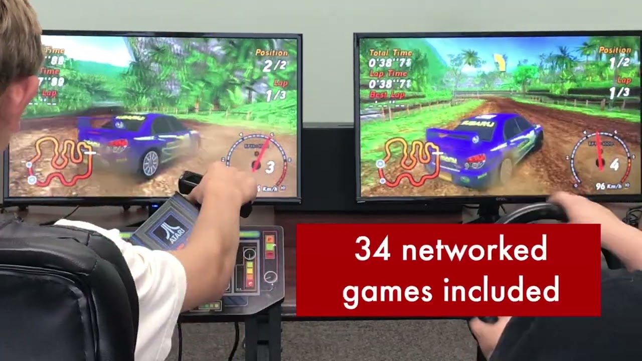Yoke and Racing Gaming Box - Real-time Unboxing to Networked Racing