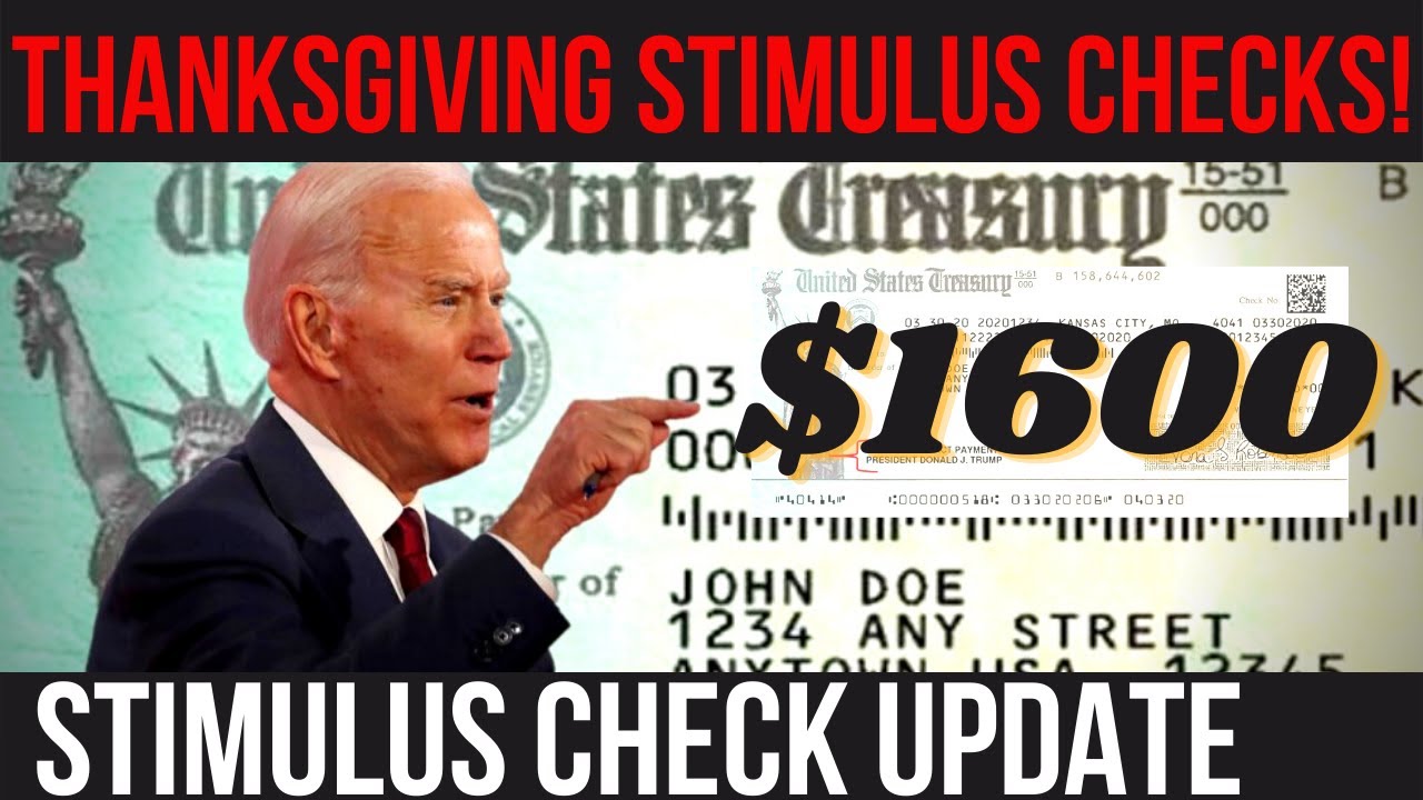 BIG NOVEMBER STIMULUS! 3 Proposals Increase SS, SSI + $1600 Direct Payments + Stimulus Check Update