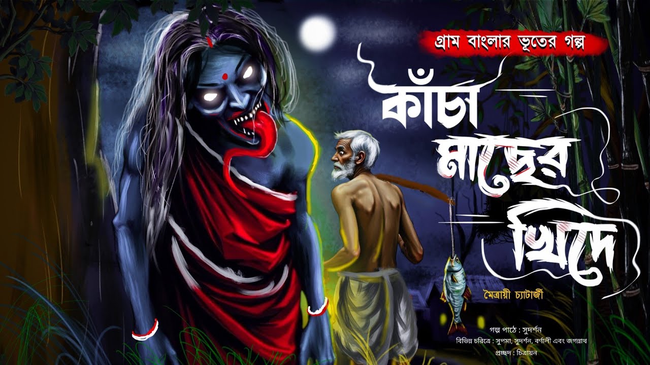 কাঁচা মাছের খিদে ( হাড় হিম করা পল্লী গাঁয়ের ভূতের গল্প) always suspense audio story Bengali
