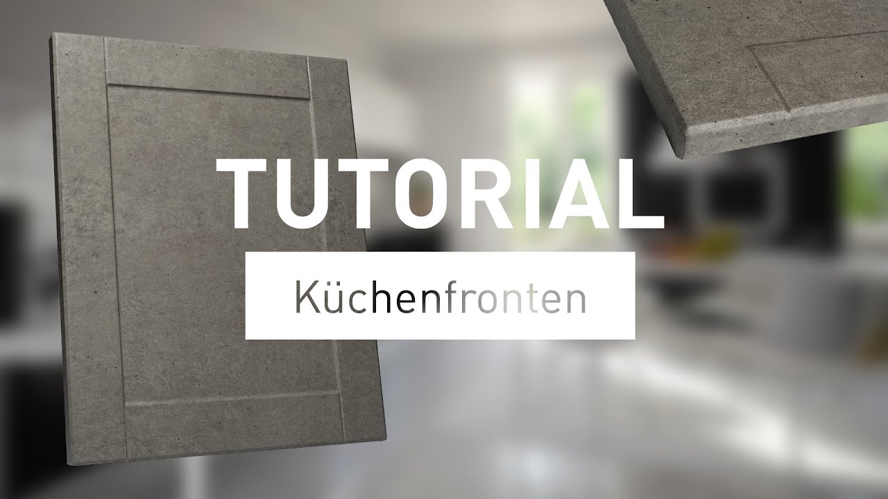resimdo.de: Küchenfront mit Vertiefung und Fugen