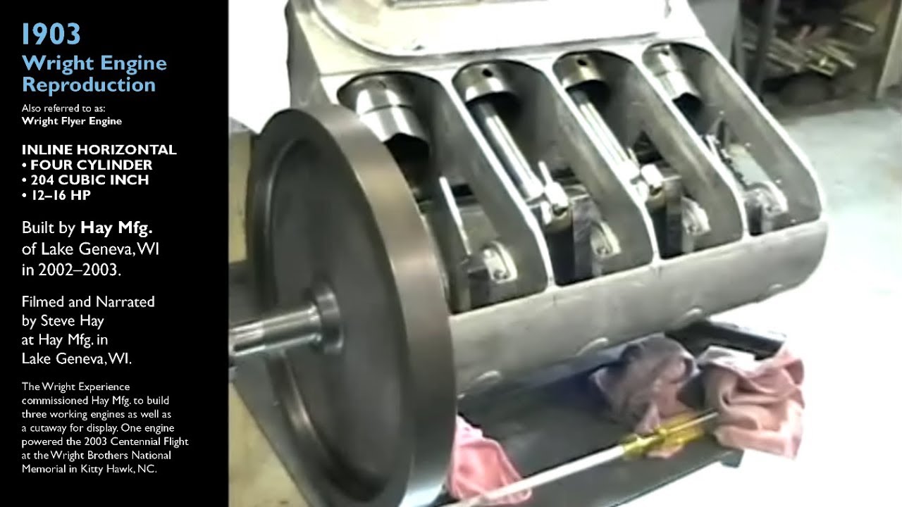 Building a Running 1903 Wright Flyer Engine