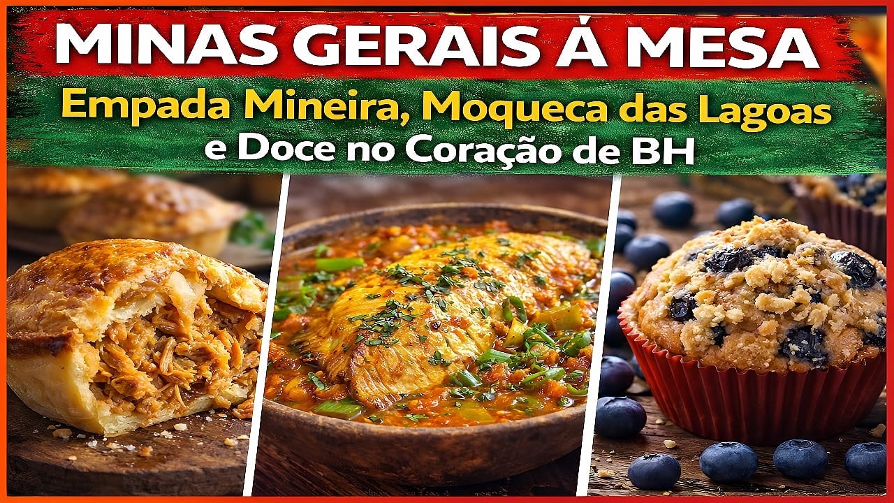 MINAS GERAIS À MESA: Empada Mineira, Moqueca das Lagoas e Doce no Coração de BH