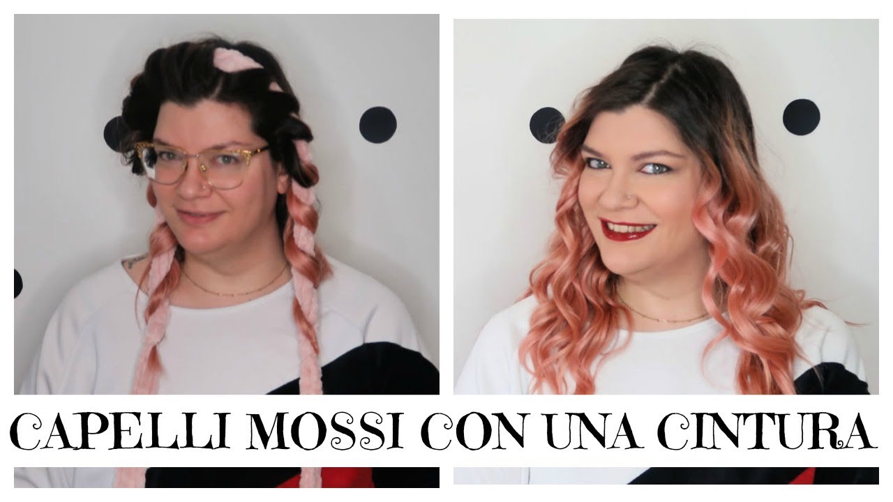 Capelli mossi senza l'uso di calore, con l'uso della cintura dell'accappatoio?