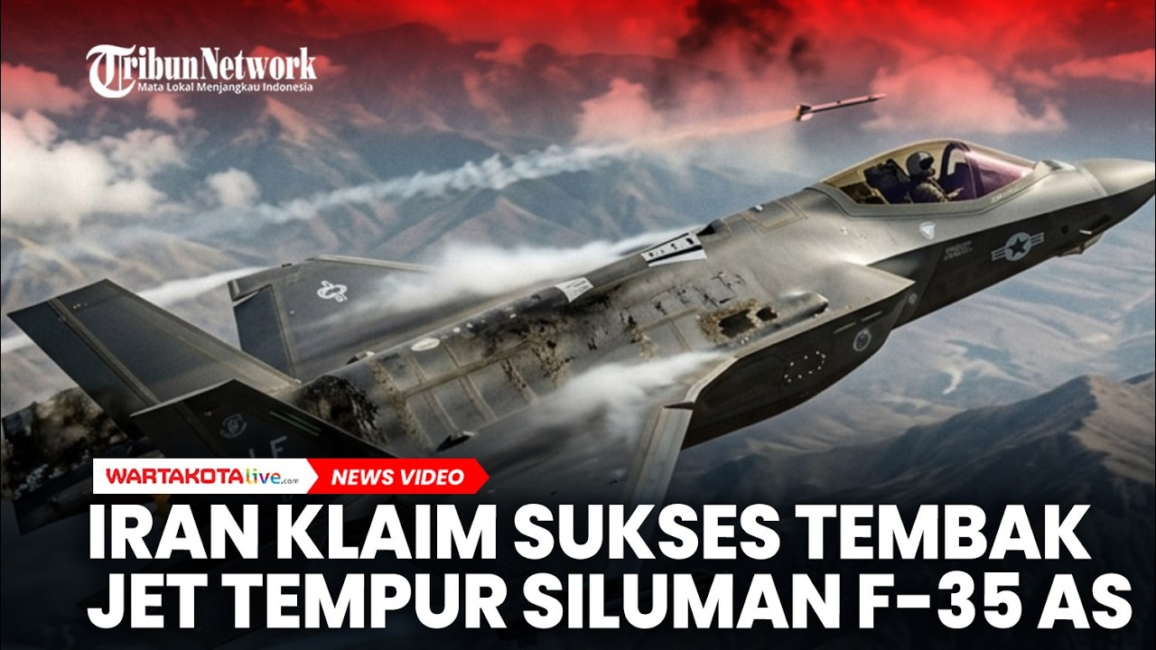 Iran Klaim Tembak Jet Tempur Siluman AS, F-35 Tercanggih di Dunia