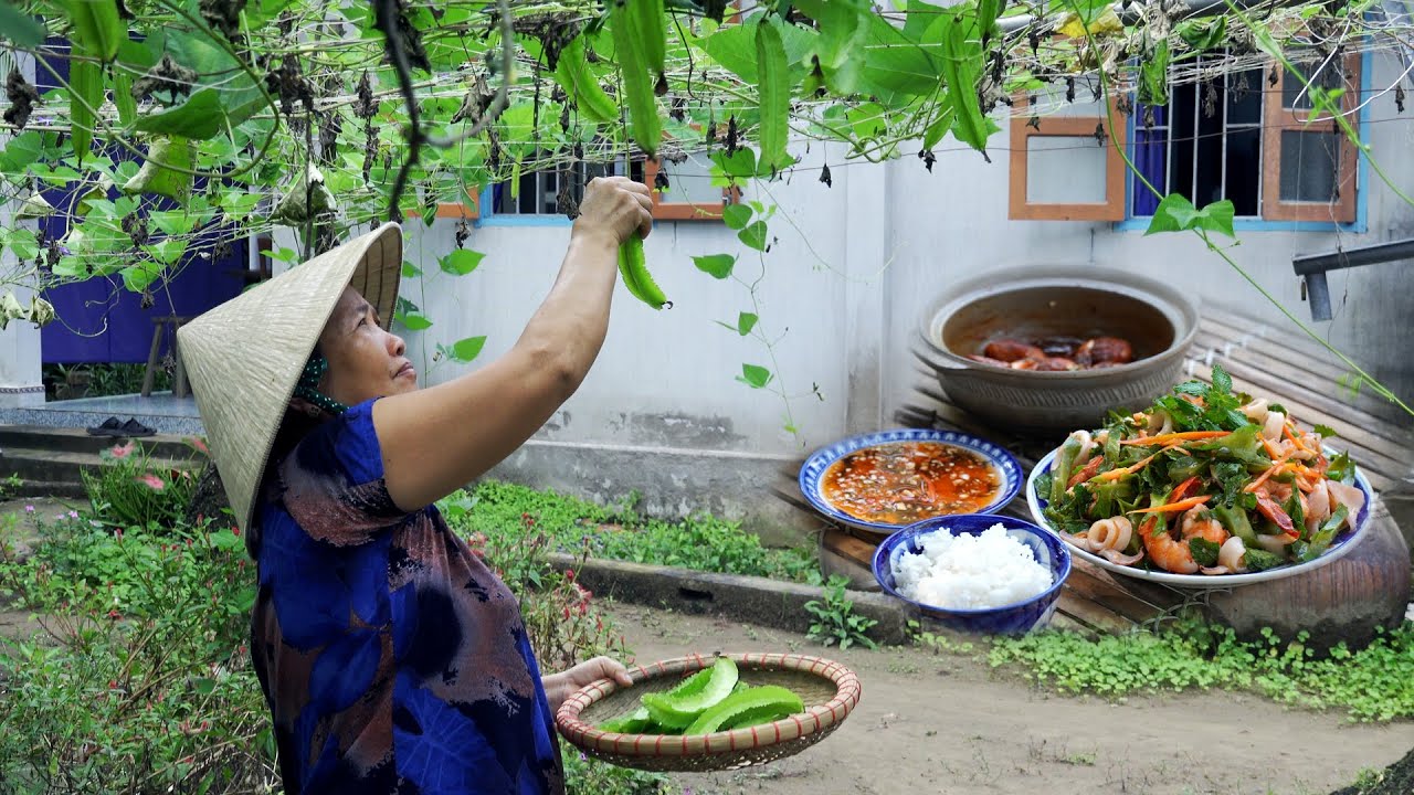 CÔ BA MIỀN TÂY ✅ GỎI ĐẬU RỒNG HẢI SẢN