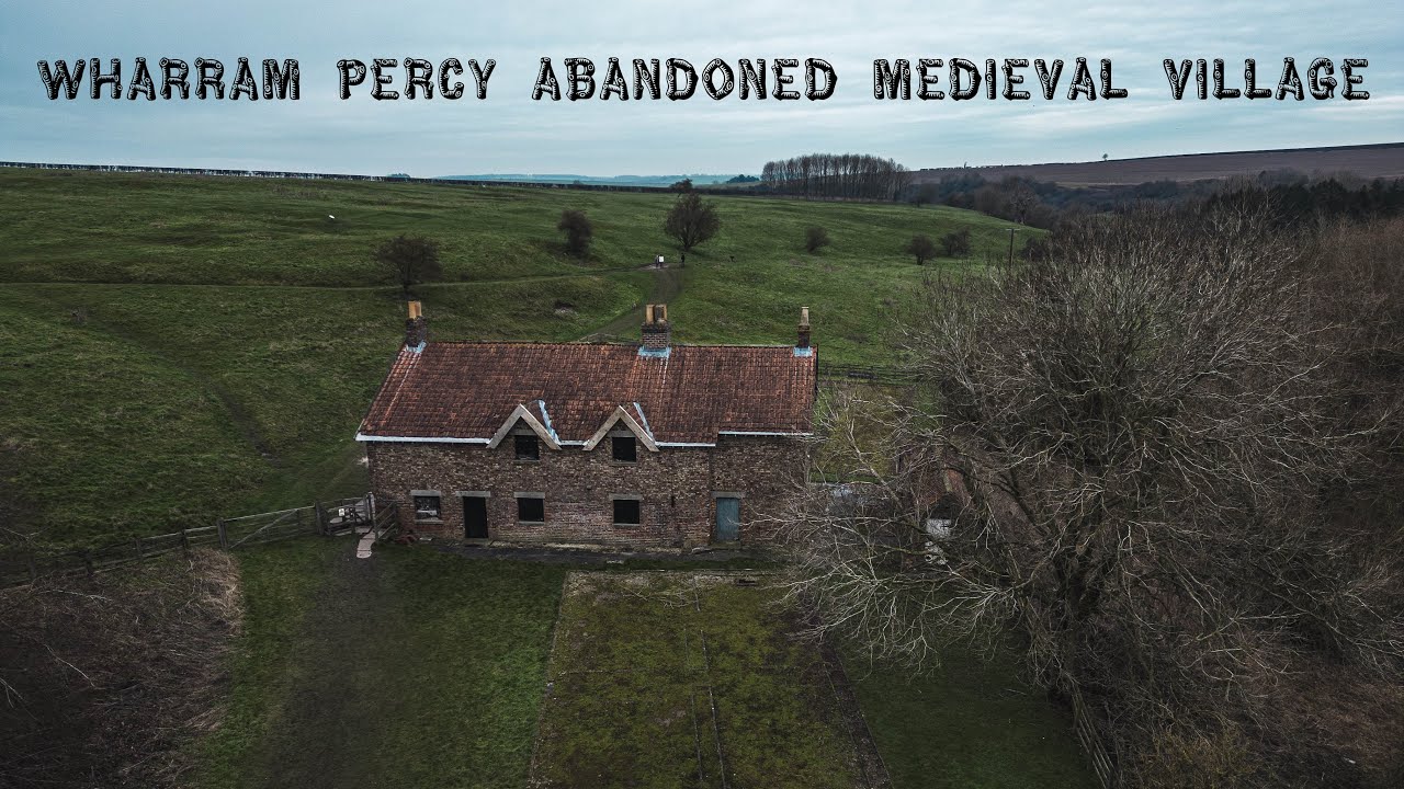 Wharram Percy abandoned medieval village | DJI Mini 3 Pro cinematic footage
