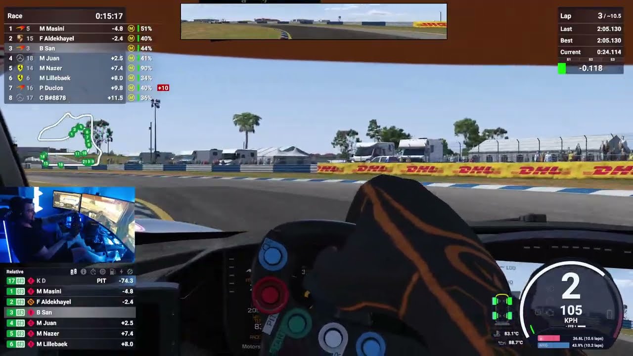 Le Mans Ultimate| Sebring Dayli Race Part 2