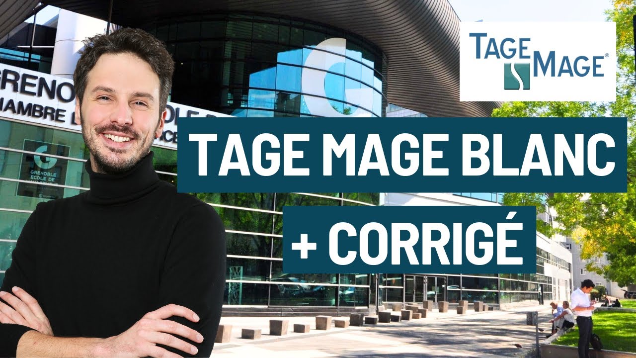 TAGE MAGE blanc + Corrigé x Arnaud Sévigné