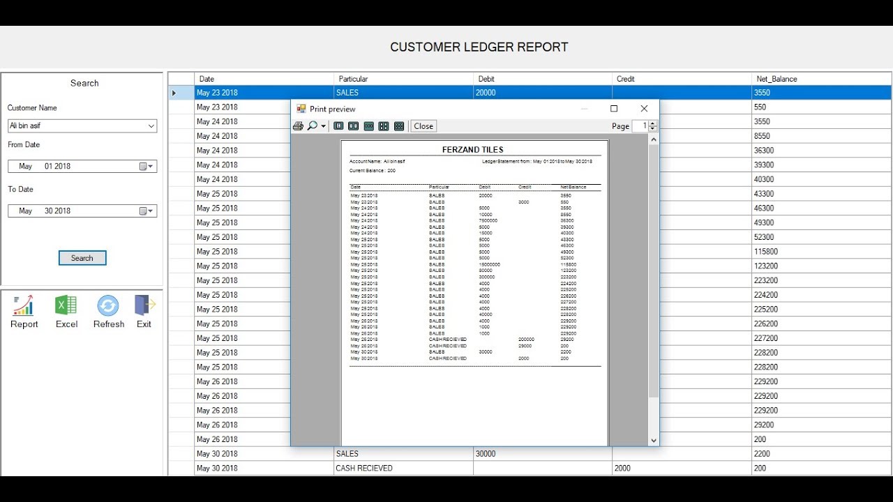 Whole Sale, Retail Point of Sale and General Ledger Software in C#