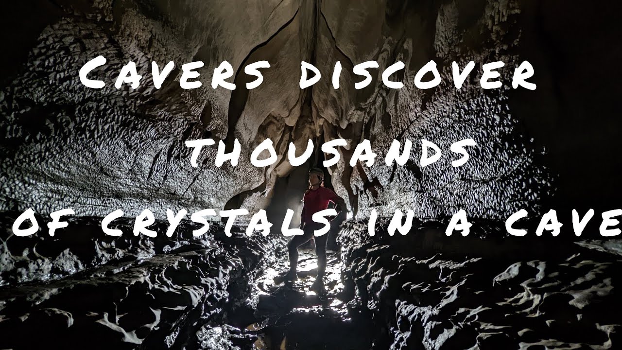 Discovering thousands of crystals in a Tennessee cave!