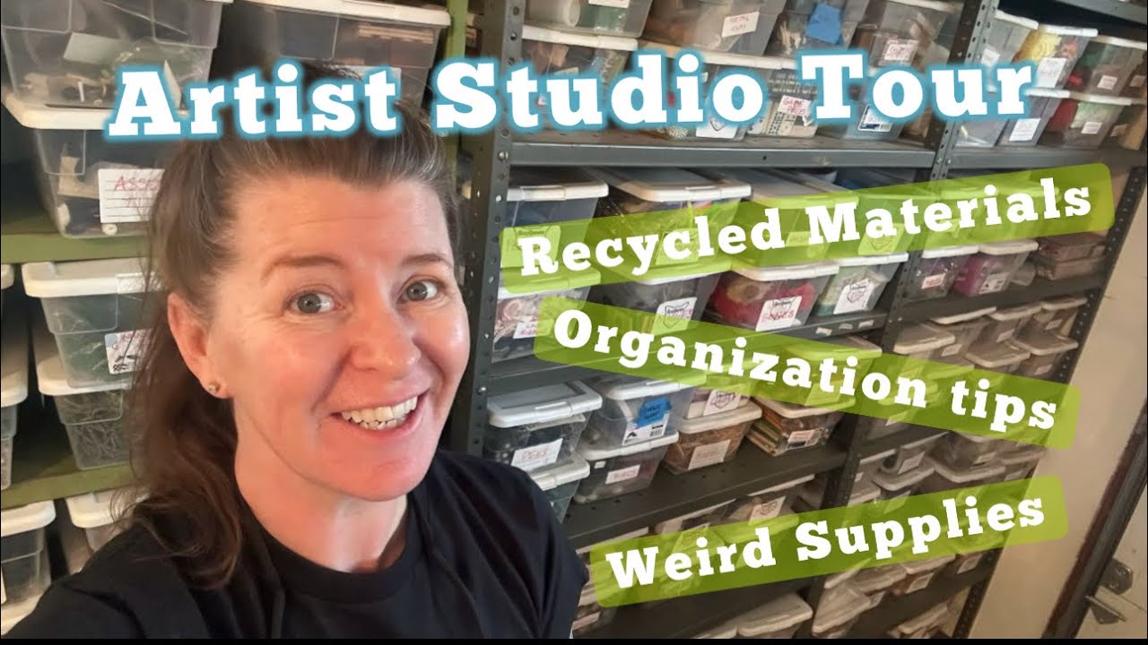 Artist Studio Tour with Organization Tips