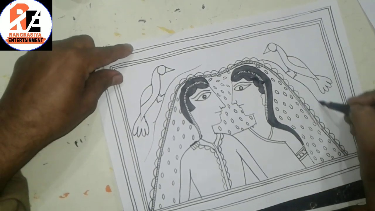 MADHUBANI PAINTING CLASS FOR BEGINNERS 1