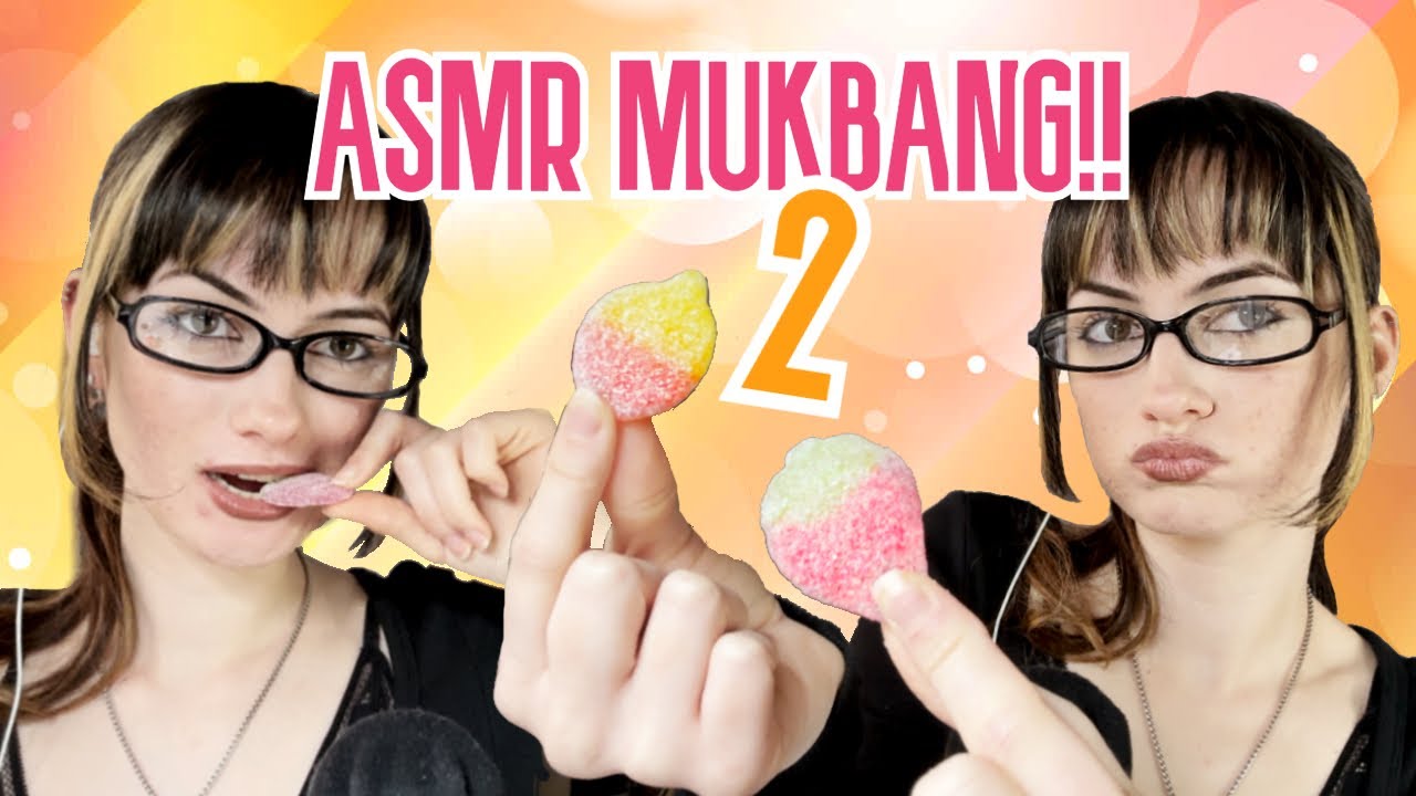 ASMR Mukbang 2: Gummies, Chocolate, Rice, Mushroom Chips, Nuts & more ♡