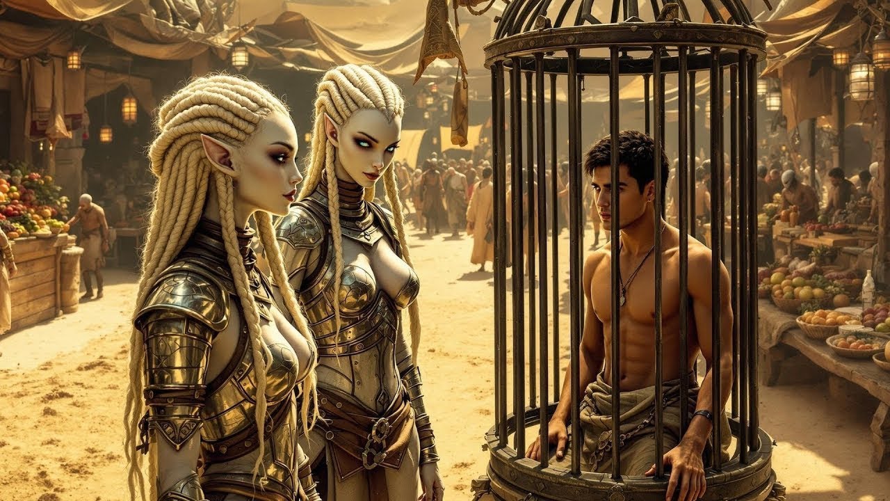 Quiero a este humano, mamá''La princesa alienígena se enamoró del esclavo humano cuando lo vio