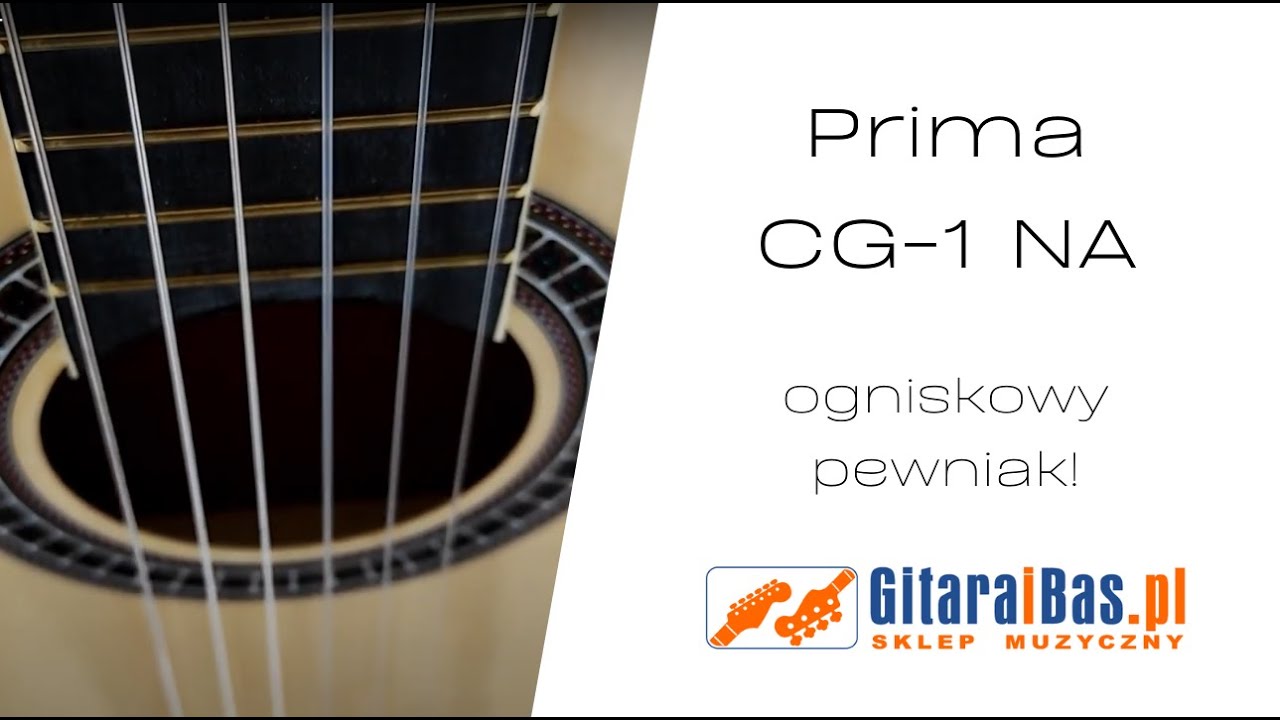 Gitara klasyczna Prima CG1 NA kolor naturalny, pełen rozmiar 4/4