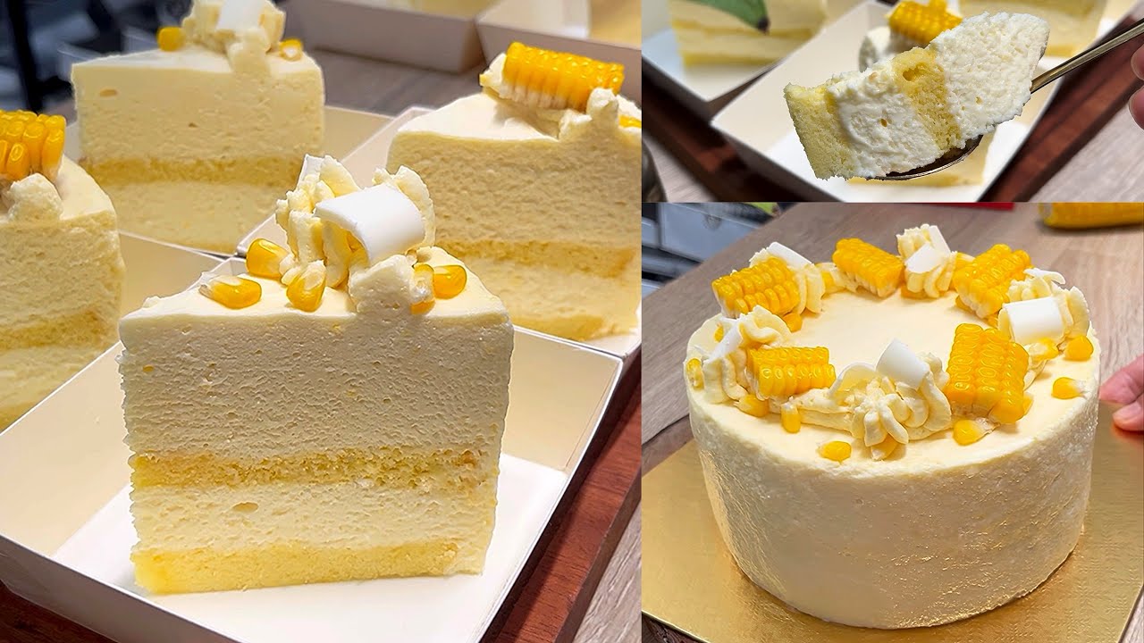 JANGAN REBUS JAGUNG buat kaya gini auto Ketagihan! JASUKE cake super cantik, creamy, lembut