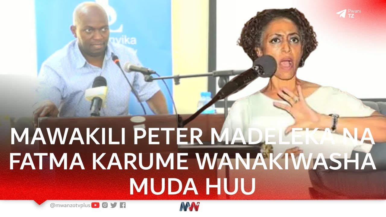 #LIVE: MAWAKILI WA TLS | PETER MADELEKA NA FATMA KARUME WANAKIWASHA MUDA HUU