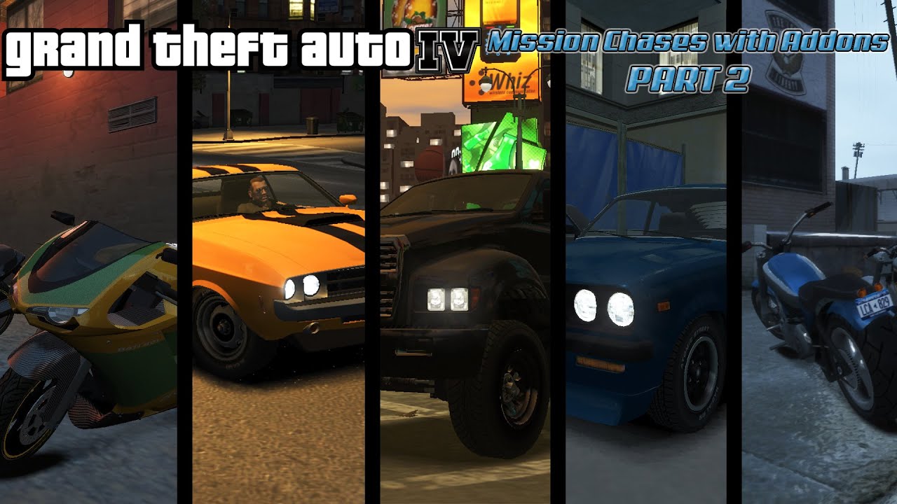 GTA IV Pursuit missions, but, with lore-friendly mods (NO MUSIC, SORTA) PART 2: