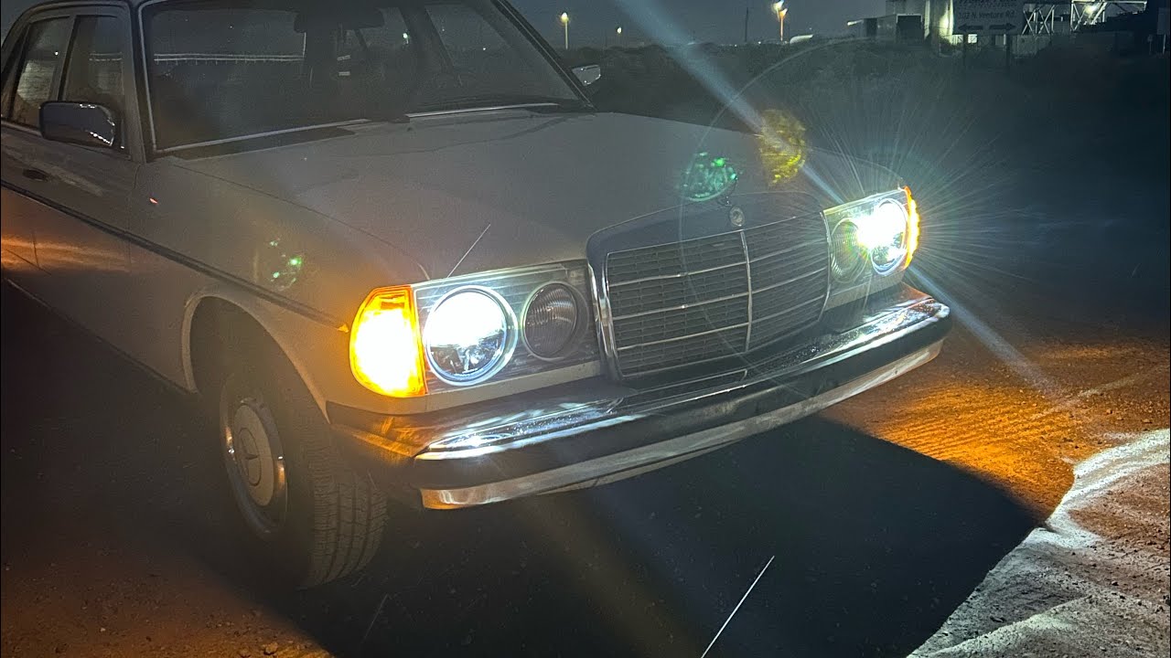 W123 Mercedes Classic Car Led Headlight Upgrade for $80 💡
